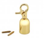 Karabiner Endstück - gold - 15mm